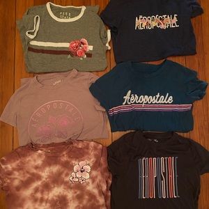 6 Aeropostale Shirts (medium)